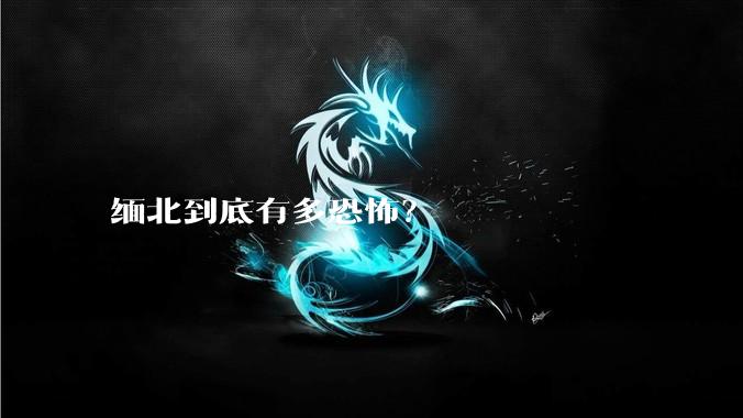 缅北到底有多恐怖？